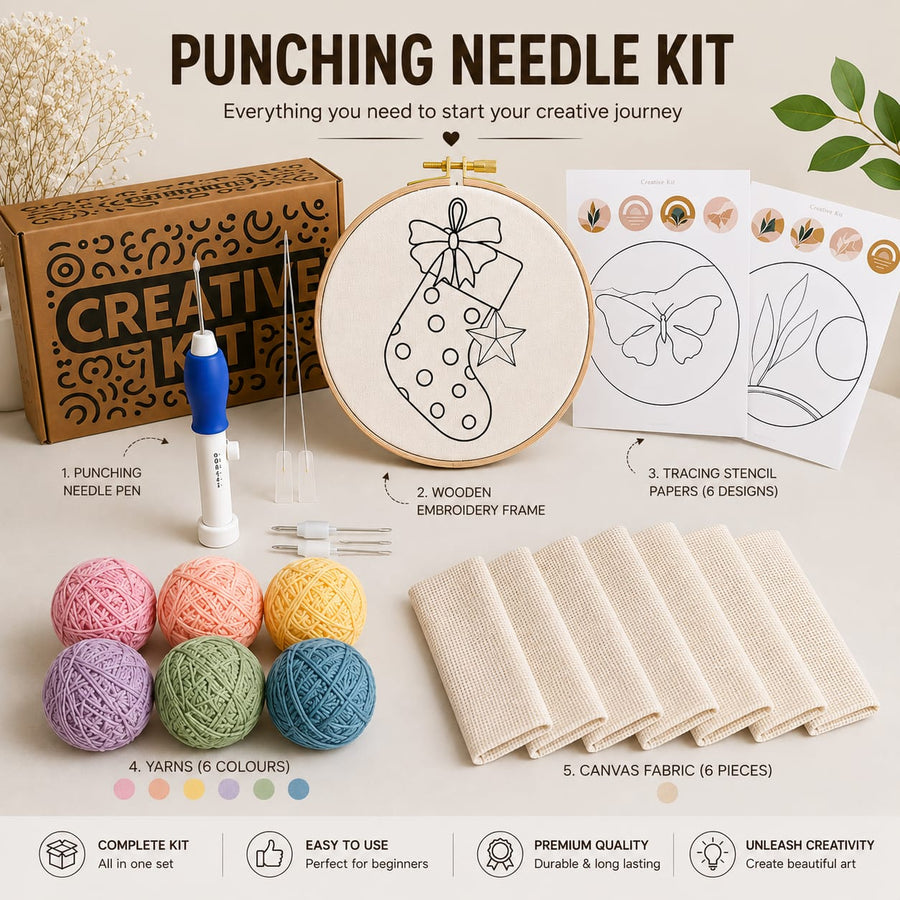 Practice Embroidery Frame Kit