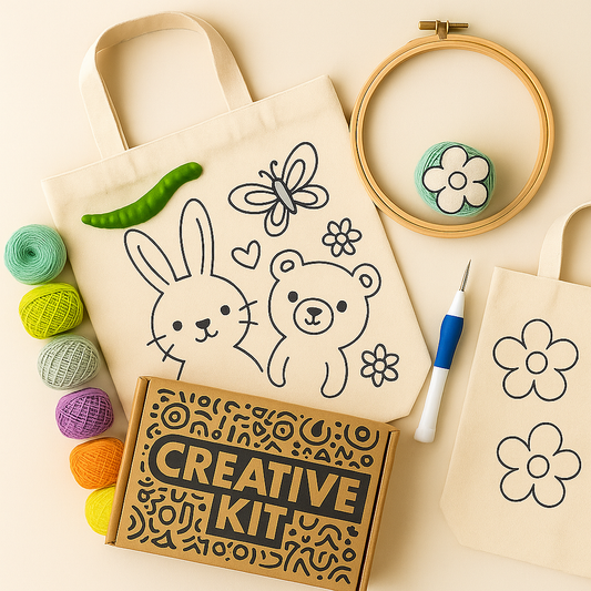 Punch Needle Tote Bag Kit